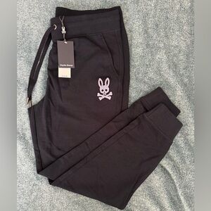 Psycho Bunny Men’s Black Joggers
